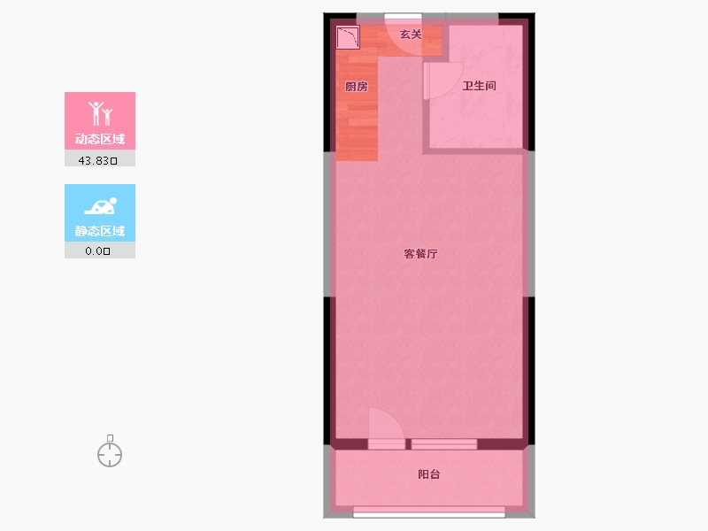 北京-北京市-佳兆业东戴河・栖樾台-39.02-户型库-动静分区