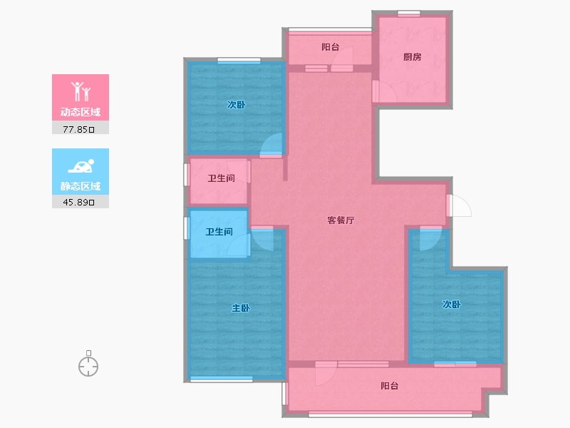 河南省-驻马店市-御都-110.00-户型库-动静分区