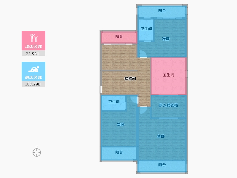 青海省-海南藏族自治州-碧桂园中央半岛-142.44-户型库-动静分区