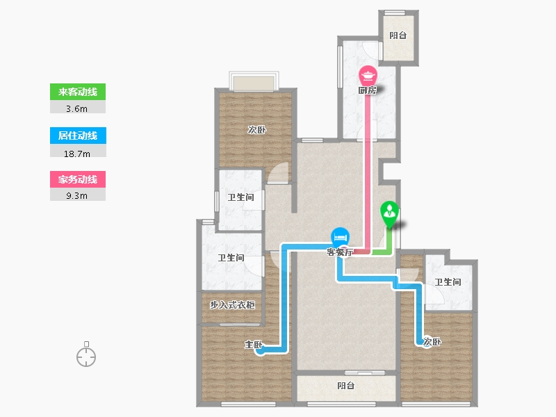 上海-上海市-天荟城-178.00-户型库-动静线