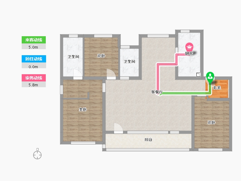 山东省-青岛市-融创・影都壹�-114.22-户型库-动静线