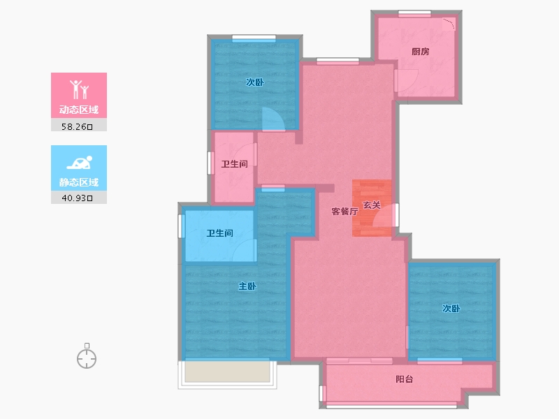 山东省-青岛市-金茂智慧国际城-87.77-户型库-动静分区