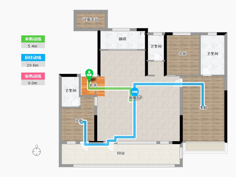 山东省-临沂市-中南林樾-149.28-户型库-动静线