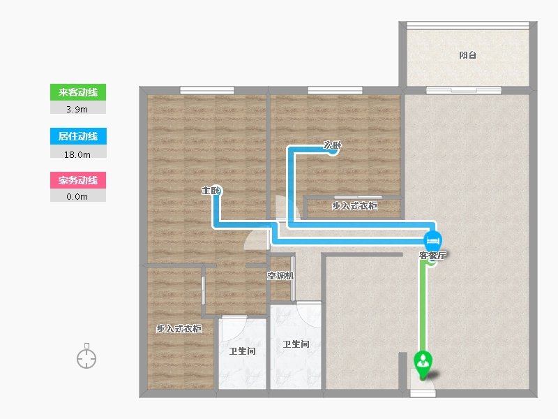 Florida-Miami-Dade-Country Club Towers-115.15-户型库-动静线