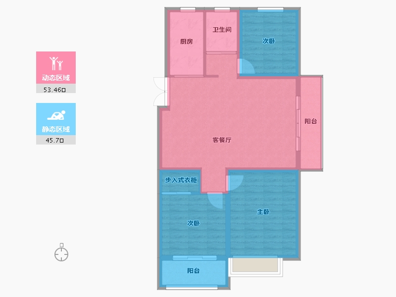 山东省-潍坊市-德润天合-89.68-户型库-动静分区