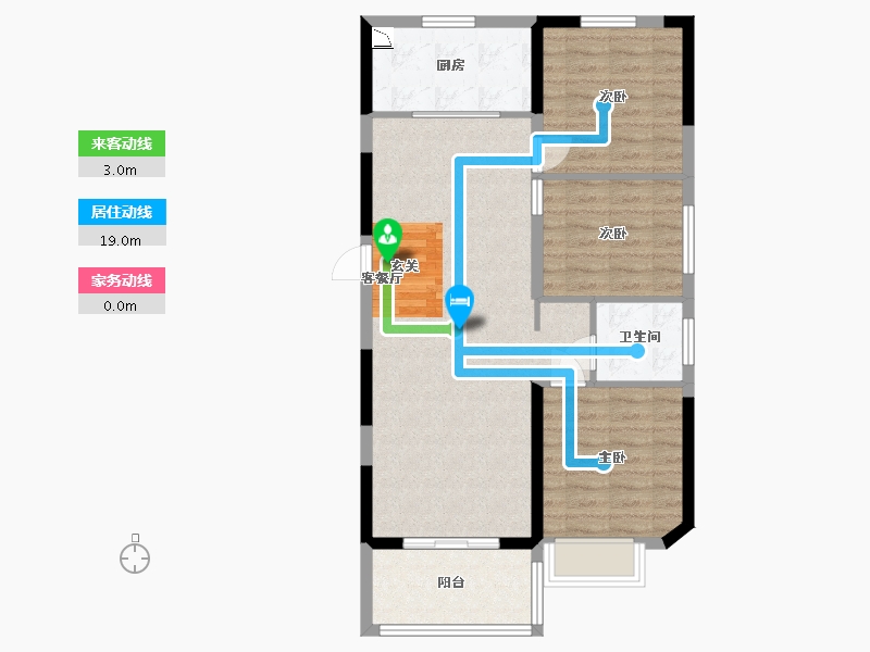 河南省-南阳市-南阳嘉和家园-83.00-户型库-动静线