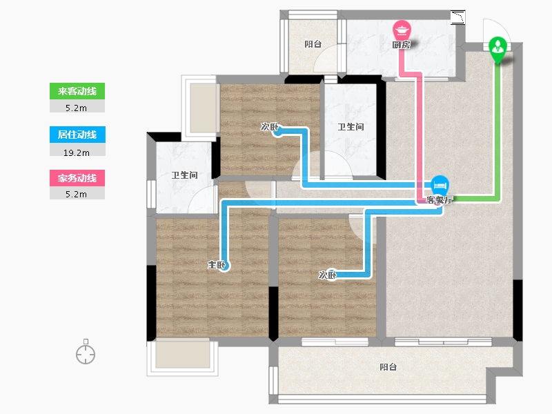 四川省-内江市-颐和上院-82.14-户型库-动静线