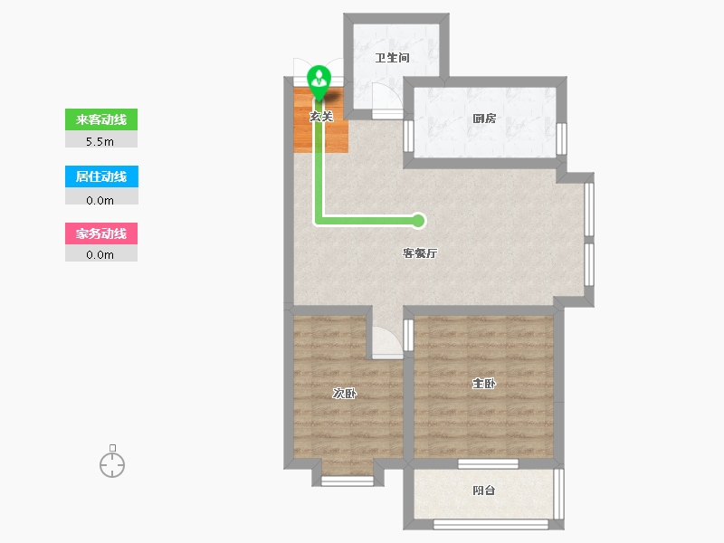 河北省-廊坊市-卓立金领域-68.34-户型库-动静线