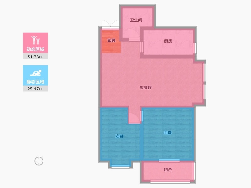 河北省-廊坊市-卓立金领域-68.34-户型库-动静分区