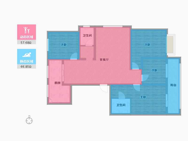 山东省-聊城市-孟达国际-110.01-户型库-动静分区