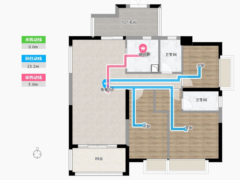 广东省-江门市-御龙国际-97.32-户型库-动静线