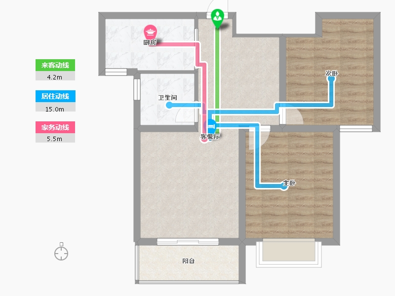 山西省-运城市-金御华府-67.03-户型库-动静线