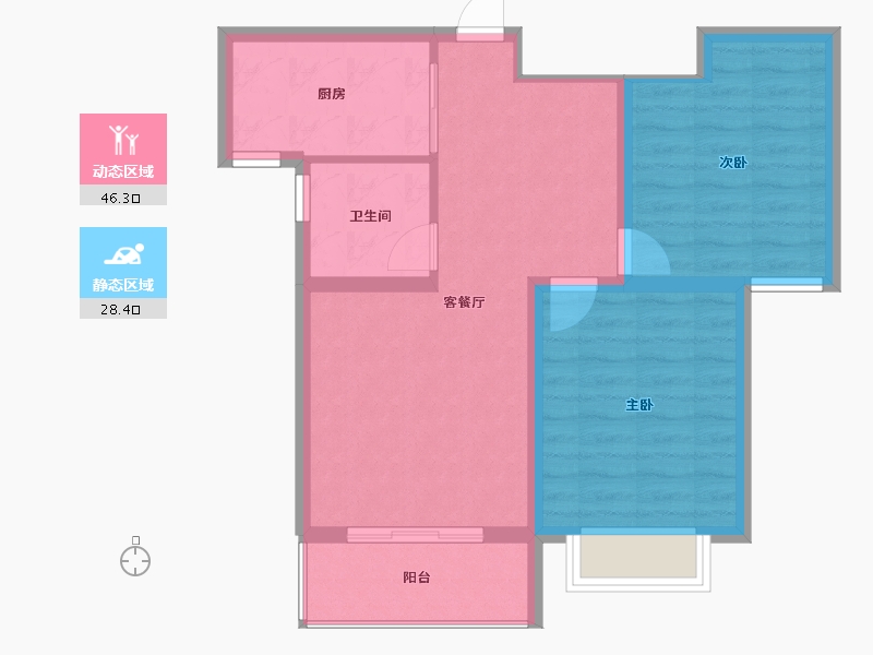 山西省-运城市-金御华府-67.03-户型库-动静分区