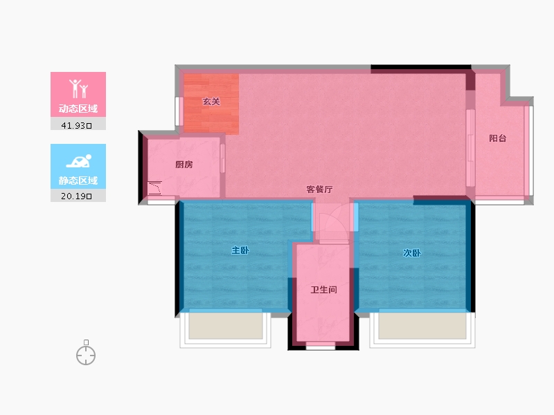 广西壮族自治区-南宁市-悦桂绿地新世界-55.26-户型库-动静分区