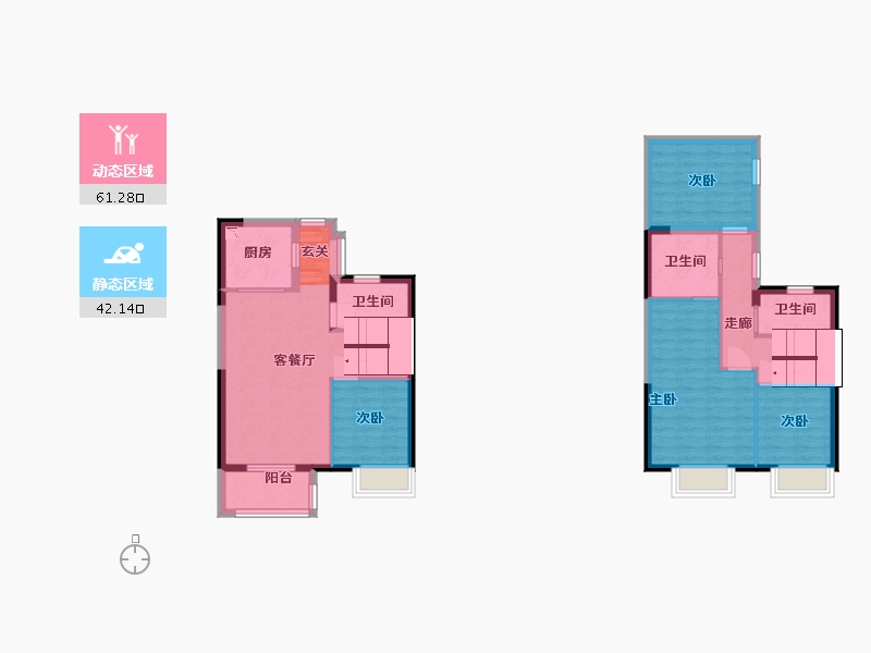 广东省-佛山市-五矿崇文金城-91.52-户型库-动静分区