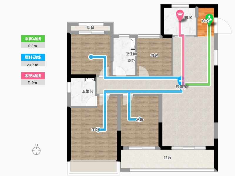 浙江省-温州市-世茂滨江乐虹湾-99.00-户型库-动静线