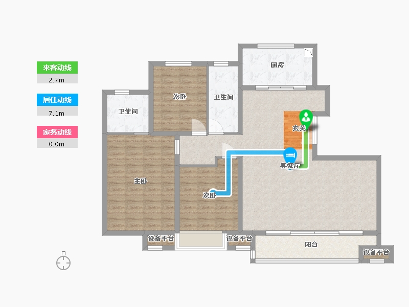 河北省-石家庄市-万科正定文化村-117.56-户型库-动静线