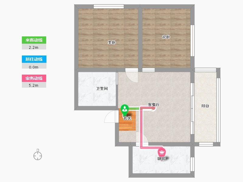 河北省-石家庄市-润江正定壹�院-63.20-户型库-动静线