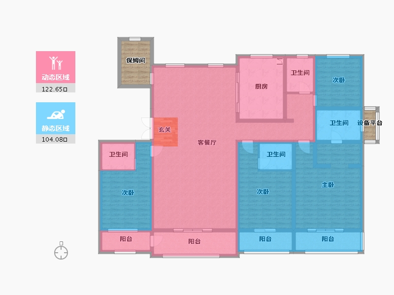 河北省-承德市-君御府-212.82-户型库-动静分区