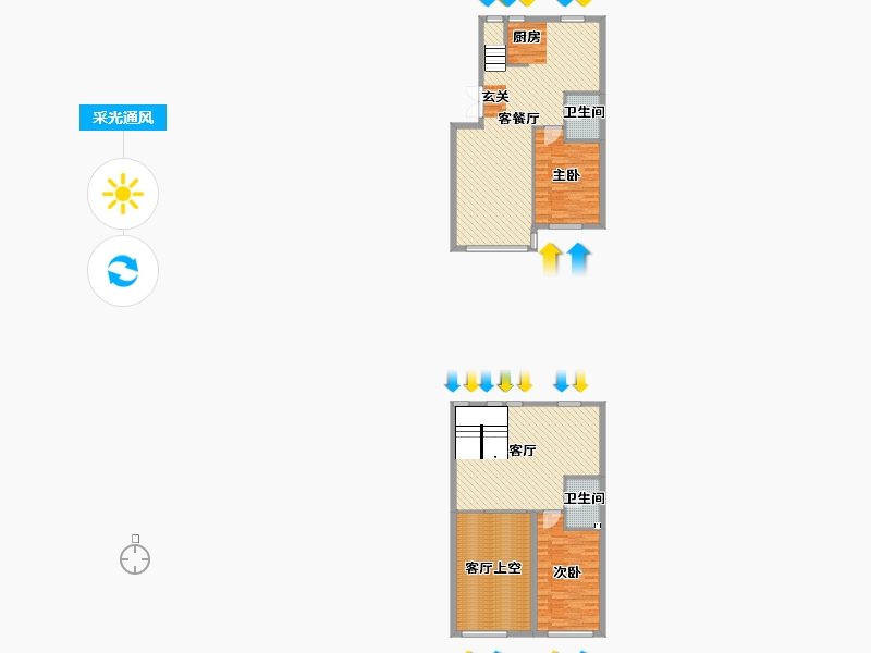 辽宁省-营口市-红运・河畔新城-136.56-户型库-采光通风