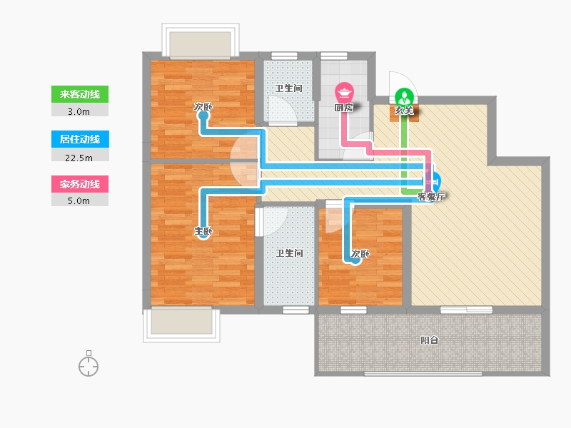 湖南省-衡阳市-泰宇盛世名都-81.43-户型库-动静线