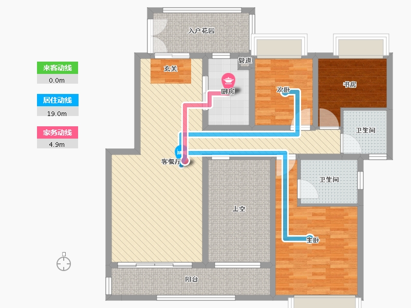 贵州省-遵义市-保利未来城市二街区-112.64-户型库-动静线