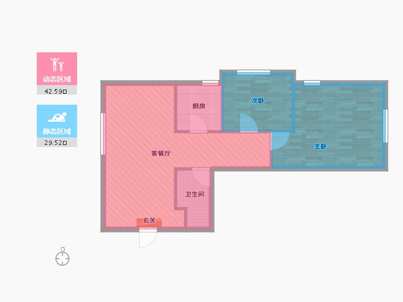 北京-北京市-嘉都-64.92-户型库-动静分区