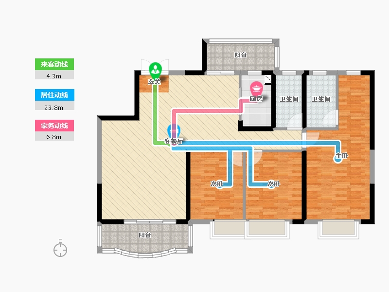 广东省-汕尾市-银湖湾-122.00-户型库-动静线