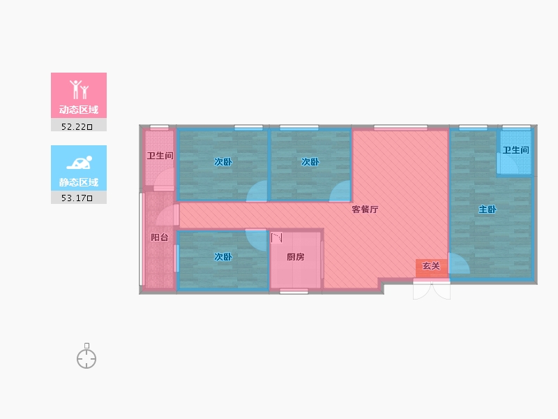 广东省-湛江市-木兰大道第三安置区-94.24-户型库-动静分区