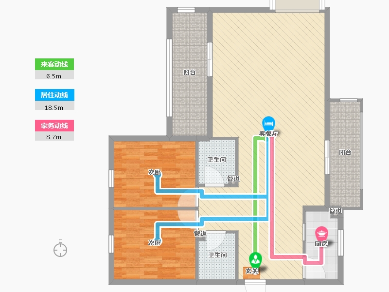 福建省-南平市-西湖丽景1栋-102.40-户型库-动静线