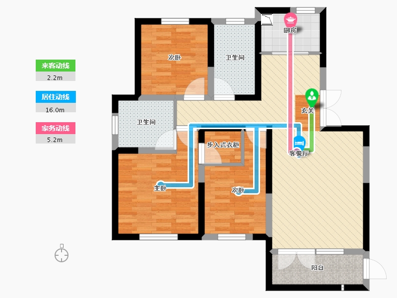 辽宁省-大连市-天下粮仓-79.82-户型库-动静线