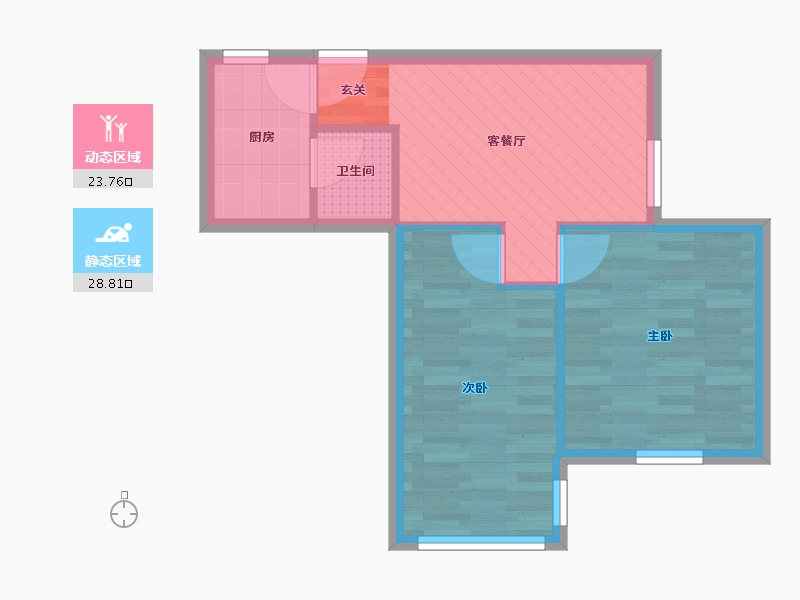 福建省-厦门市-汇禾新城-46.54-户型库-动静分区