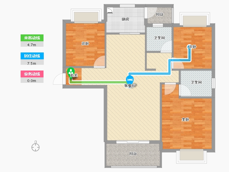 湖北省-黄冈市-天乾中央国际城-93.69-户型库-动静线