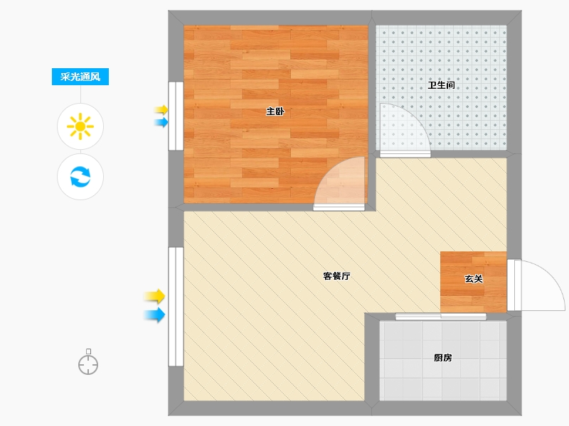 黑龙江省-齐齐哈尔市-鑫地阳光水岸-33.09-户型库-采光通风