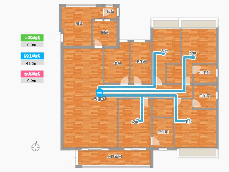 广东省-汕头市-御海天禧-182.76-户型库-动静线