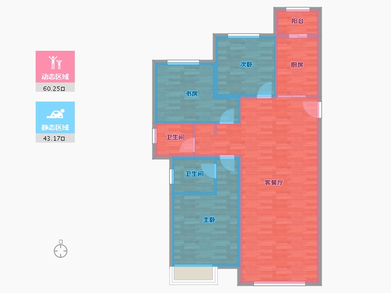 河北省-唐山市-中建城-93.32-户型库-动静分区