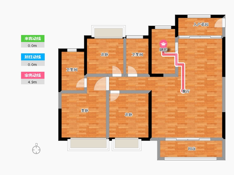 江西省-南昌市-青云府-117.00-户型库-动静线