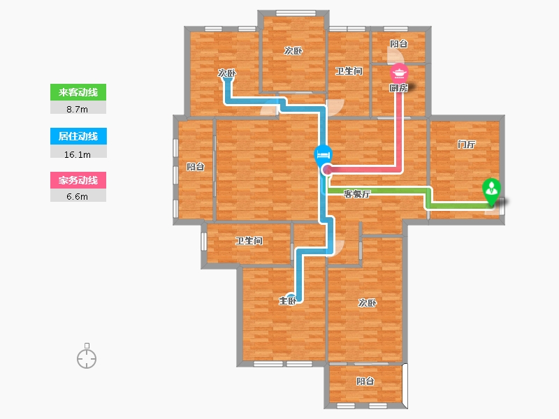 河南省-郑州市-海马公园-155.43-户型库-动静线