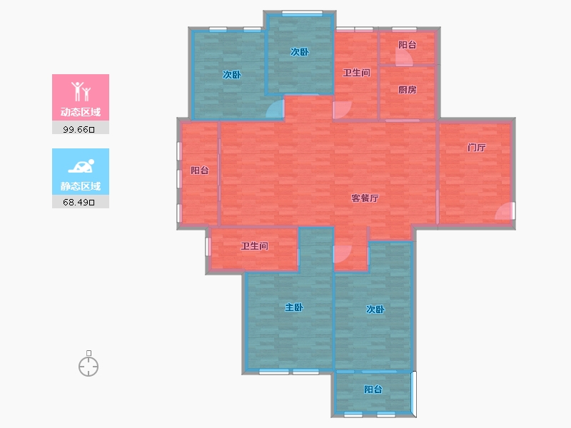 河南省-郑州市-海马公园-155.43-户型库-动静分区