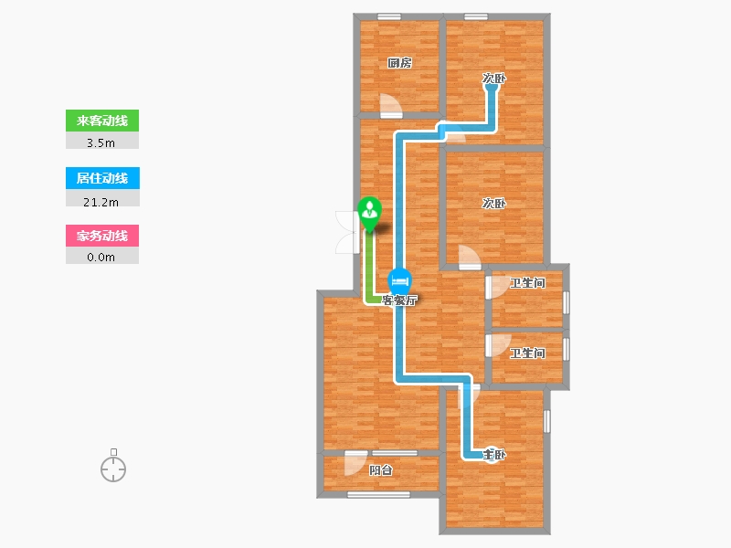 河北省-保定市-上东国际-140.00-户型库-动静线