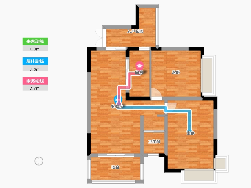 湖南省-衡阳市-山水天城-77.77-户型库-动静线