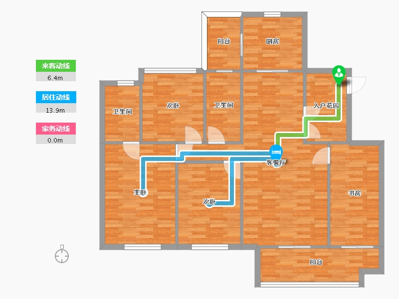 四川省-成都市-阳光城檀府-111.87-户型库-动静线