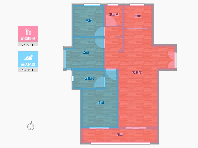 山东省-菏泽市-建邦中央公园-110.00-户型库-动静分区