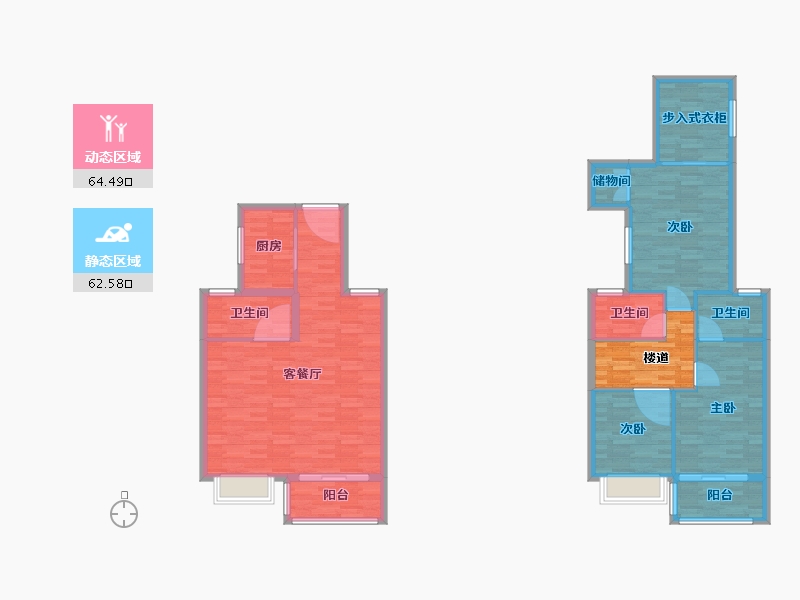 福建省-莆田市-白棠云麓-122.18-户型库-动静分区