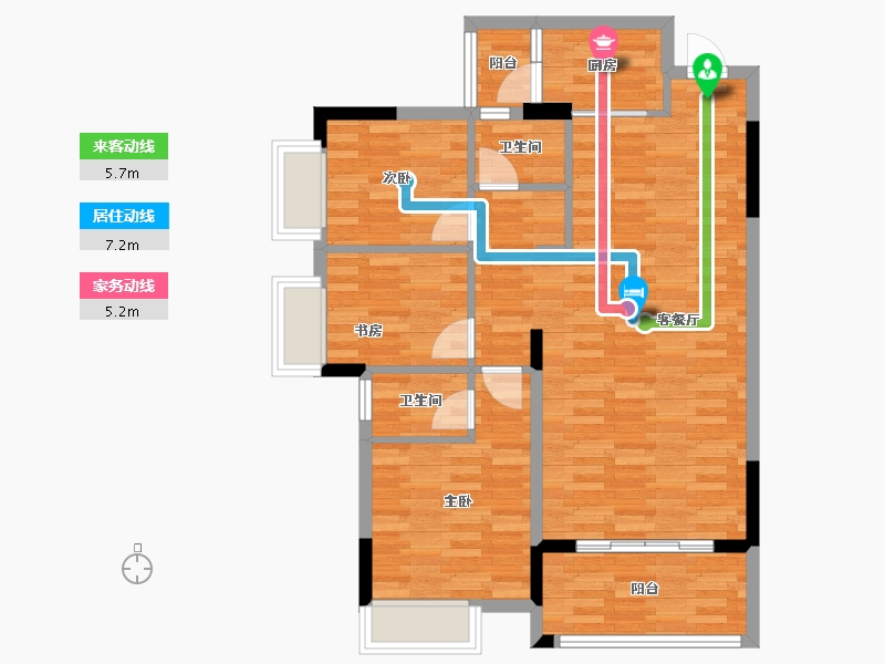 广东省-河源市-康德华府-82.43-户型库-动静线