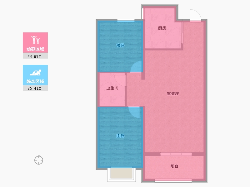 山西省-临汾市-圣尧新城-77.03-户型库-动静分区