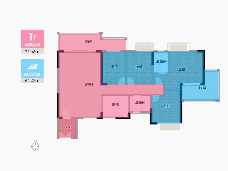 广东省-清远市-富域城-122.32-户型库-动静分区