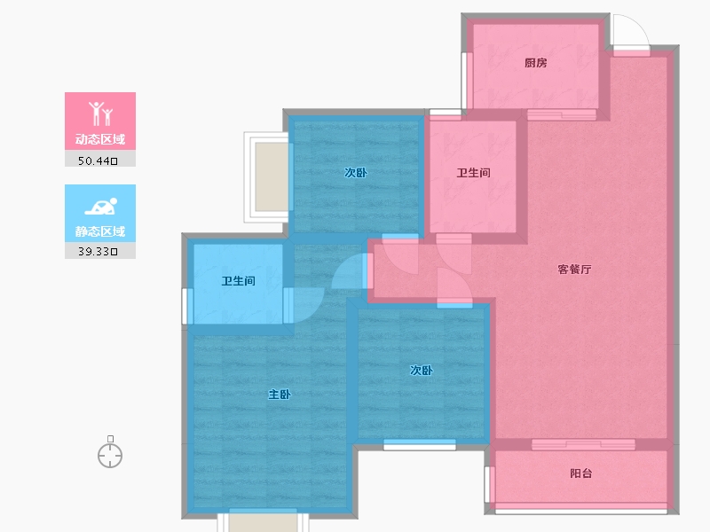 四川省-绵阳市-远太城-78.74-户型库-动静分区