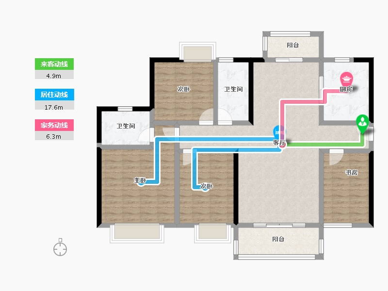 广东省-广州市-中国铁建海语熙岸-122.99-户型库-动静线