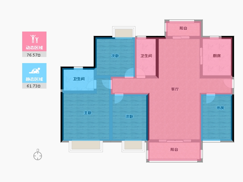 广东省-广州市-中国铁建海语熙岸-122.99-户型库-动静分区